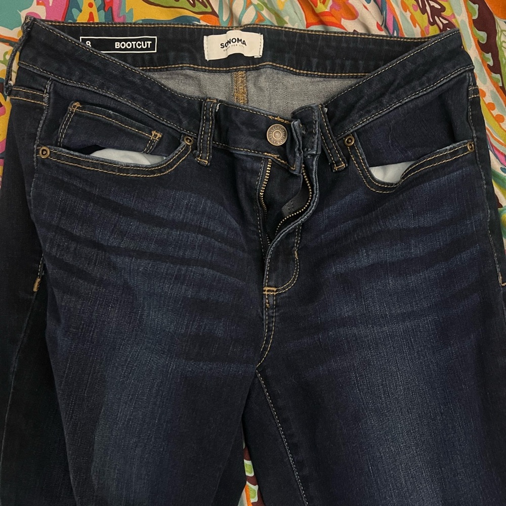 Sonoma Women's Indigo Bootcut Jeans - Size 8